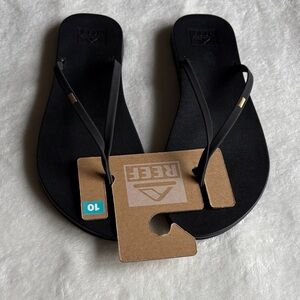 Reef Black Womens Flip Flops